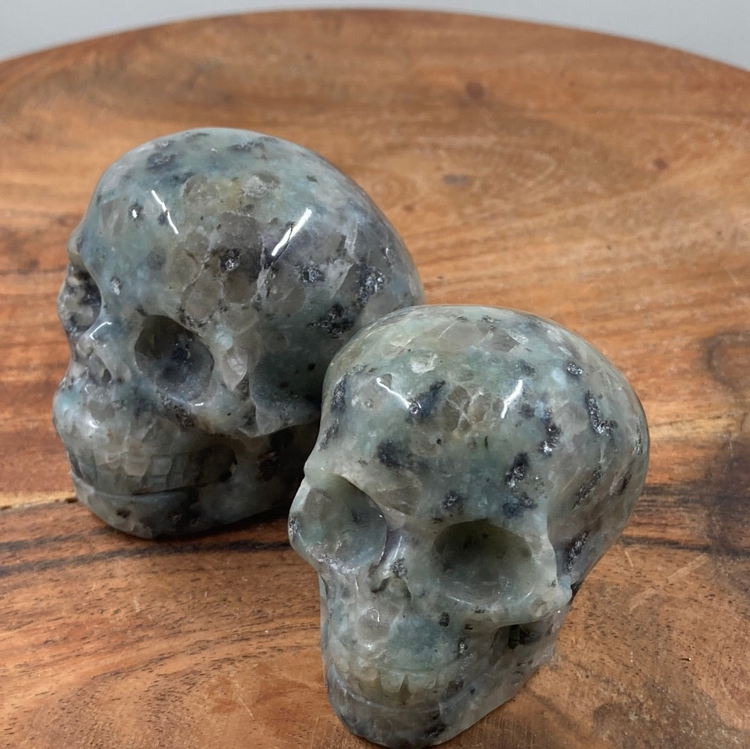 Ruby in Zoisite Skulls