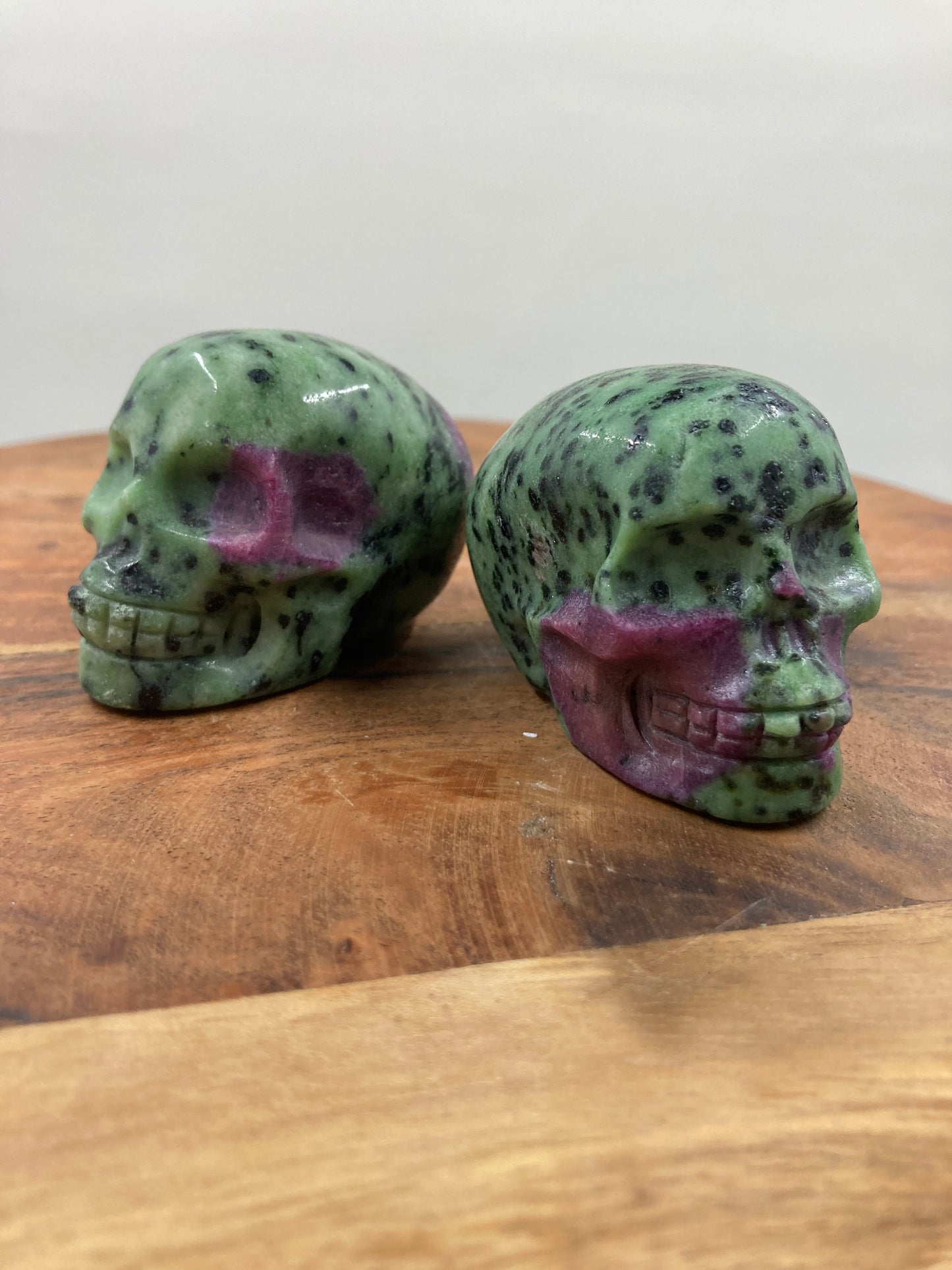 Ruby in Zoisite Skulls