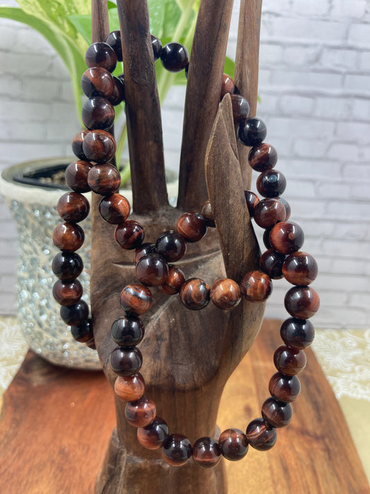 Red Tigers Eye Bracelet