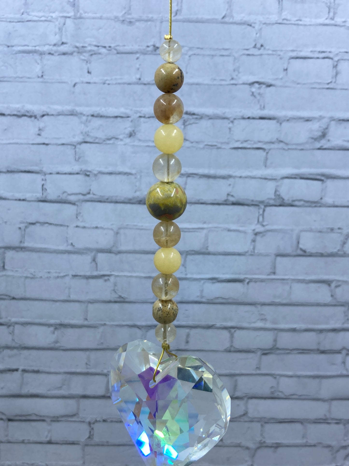 Heart Suncatcher Prism Hanger