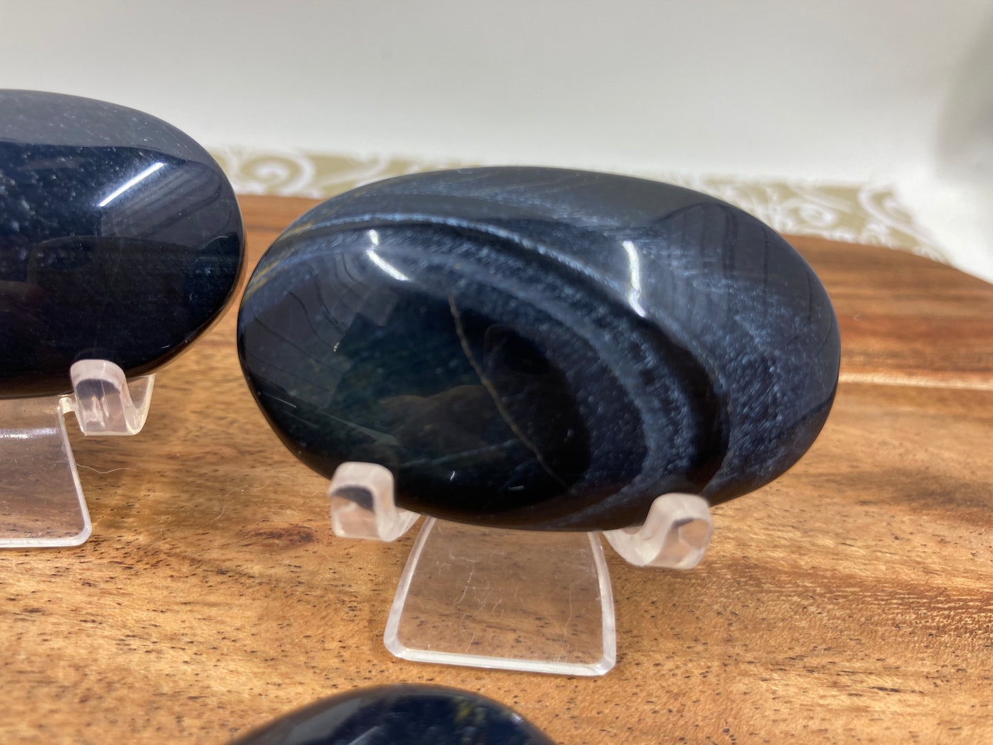 Blue Tigers Eye Palmstones