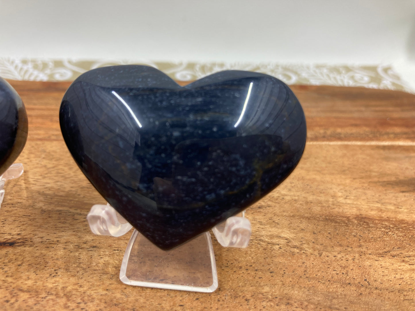 Blue Tigers Eye Heart