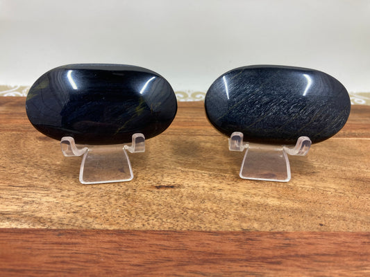 Blue Tigers Eye Palmstones