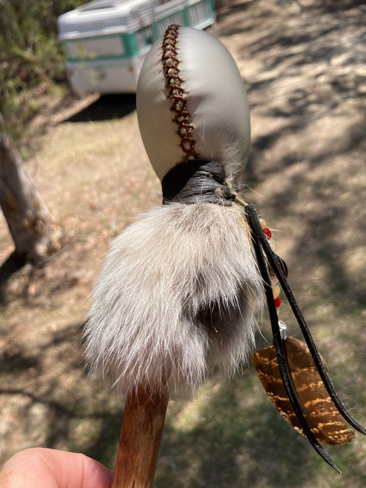 Rabbit with Pheasant Medicine Rattle