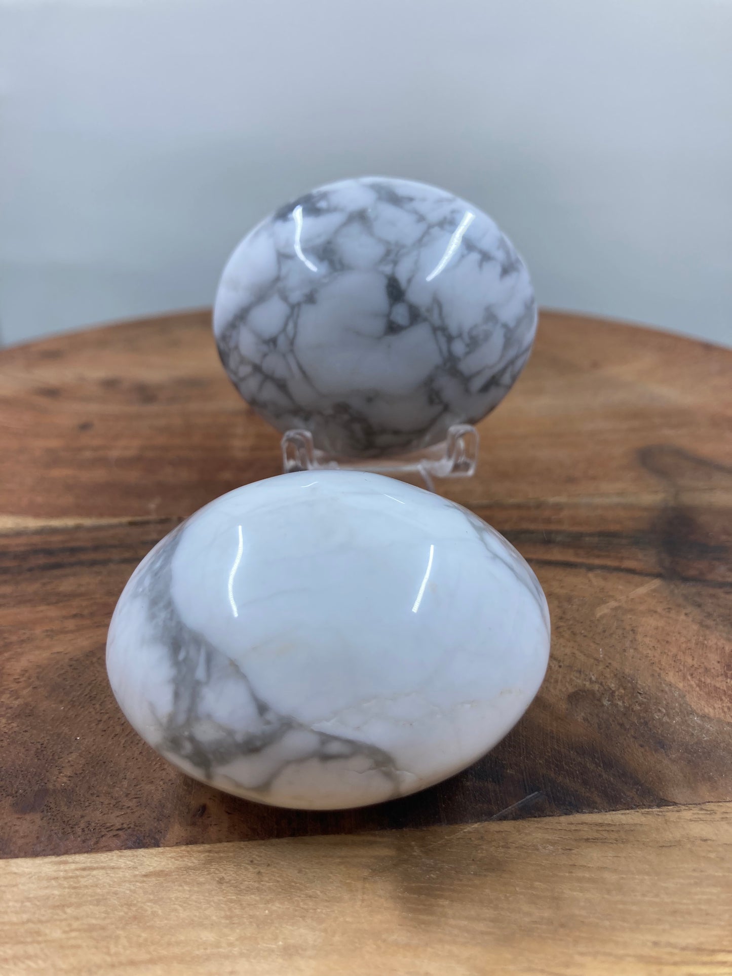 White Howlite Palm Stones