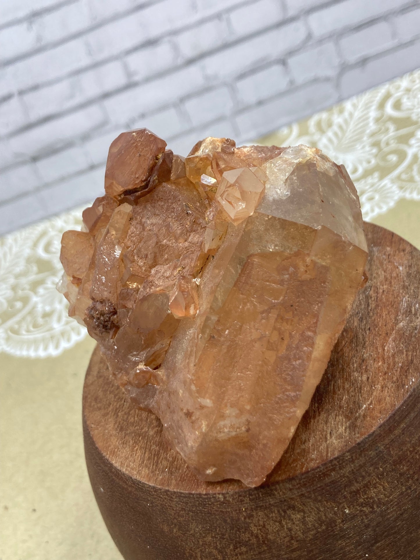 Tangerine Quartz Cluster