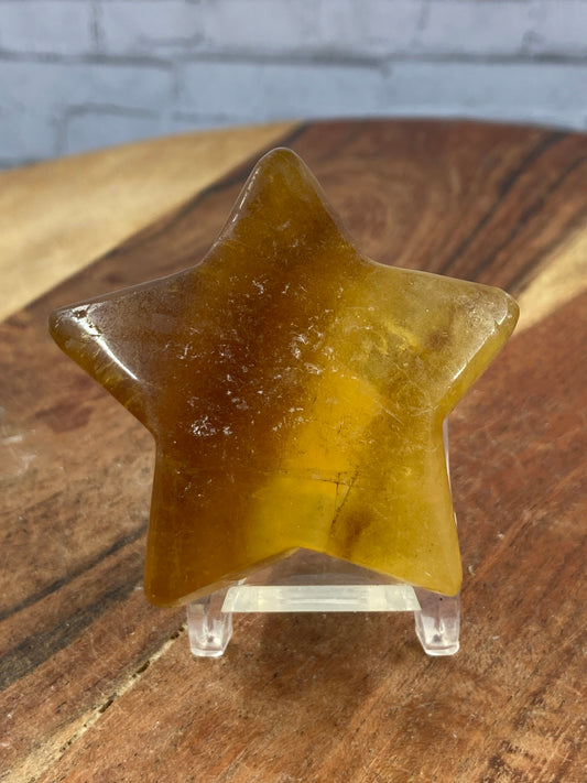 Yellow Fluorite Star