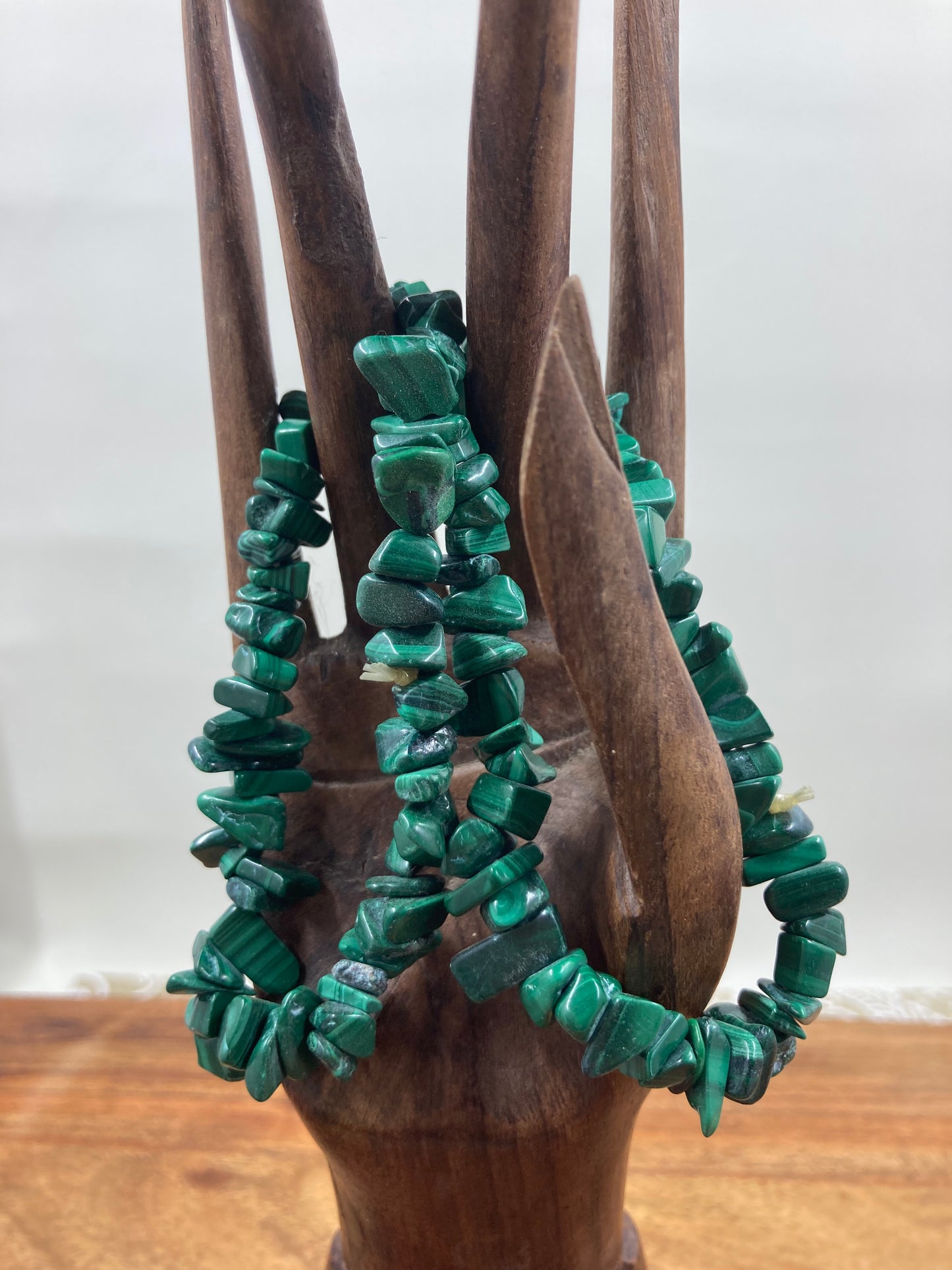 Malachite Chip Bracelet