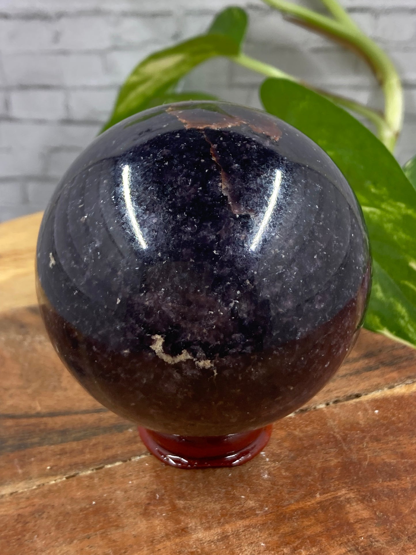 Lepidolite Sphere