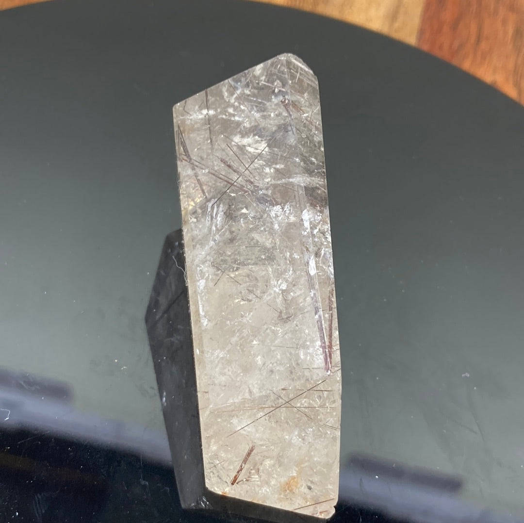 Copper Rutile in Smokey Quartz