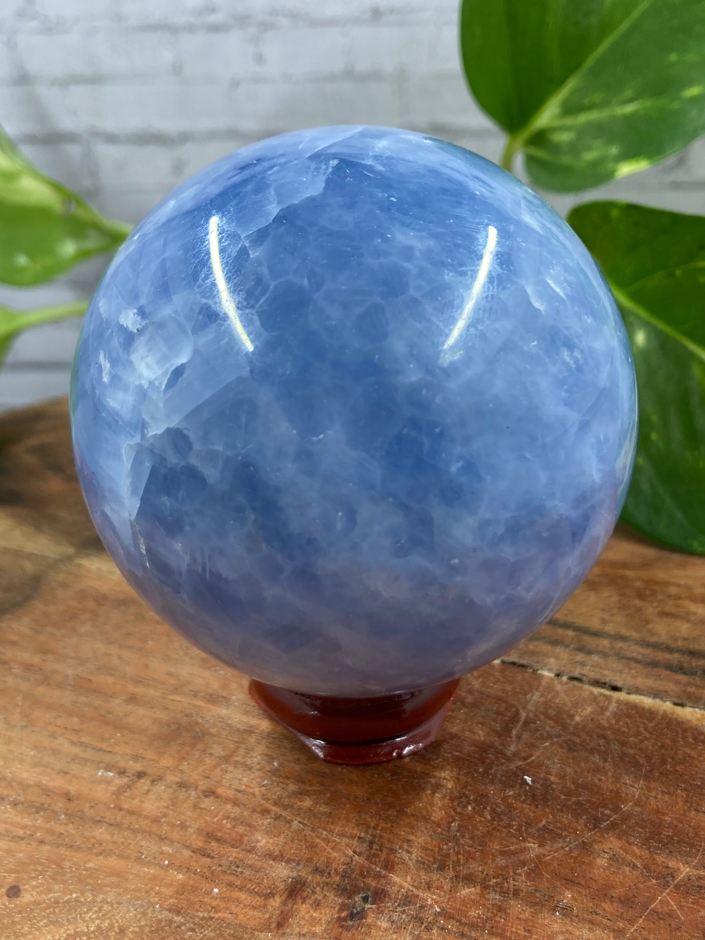 Blue Calcite Sphere