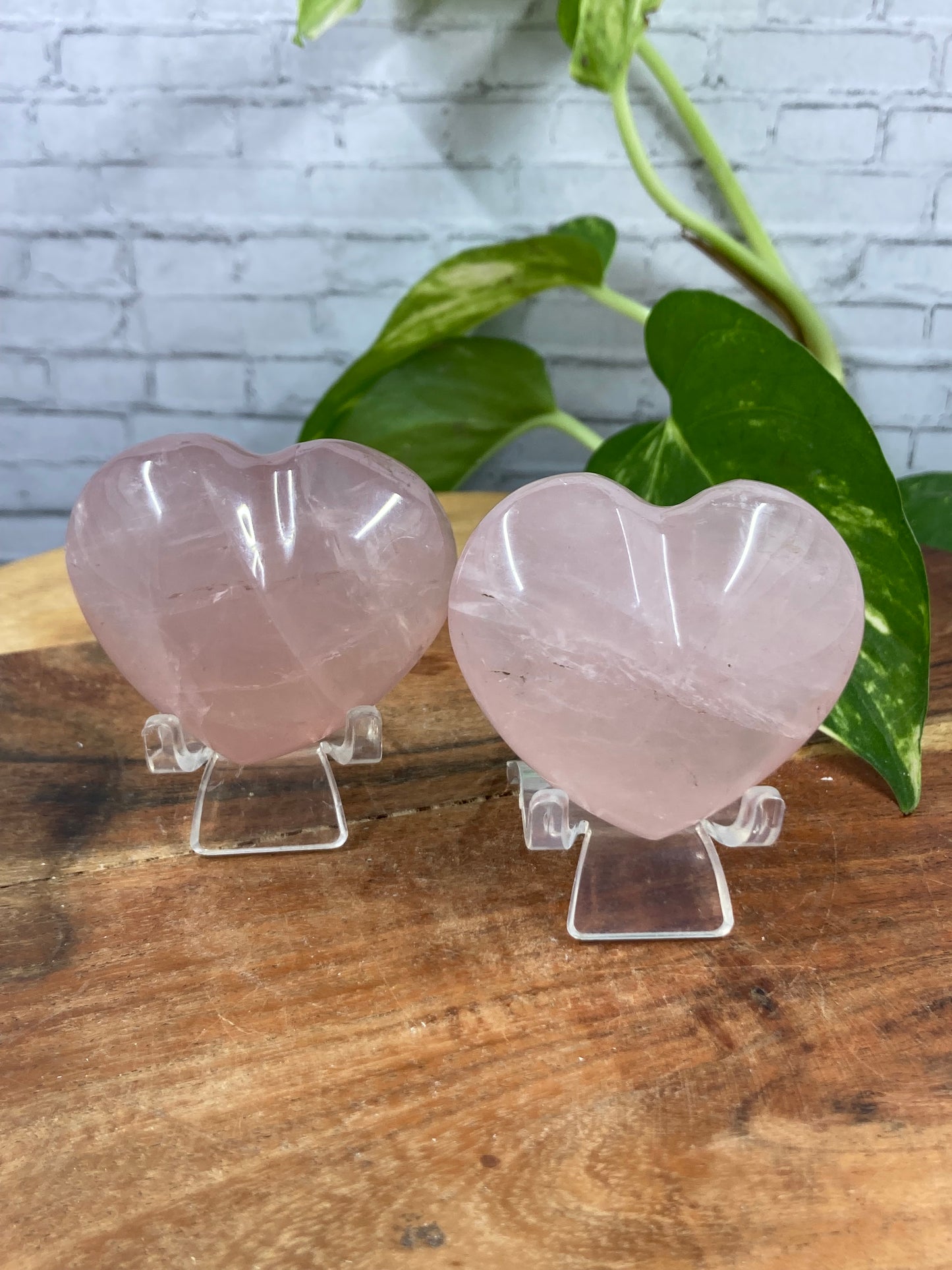 Rose Quartz Hearts