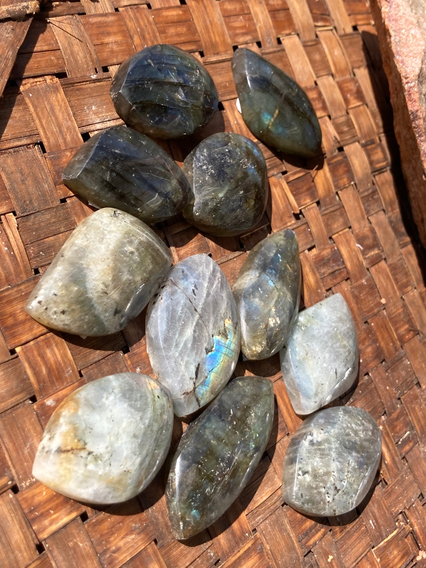 Labradorite cabochons