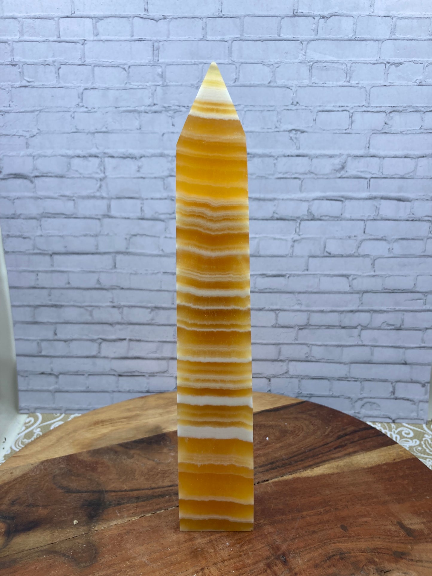 Orange Calcite Tower