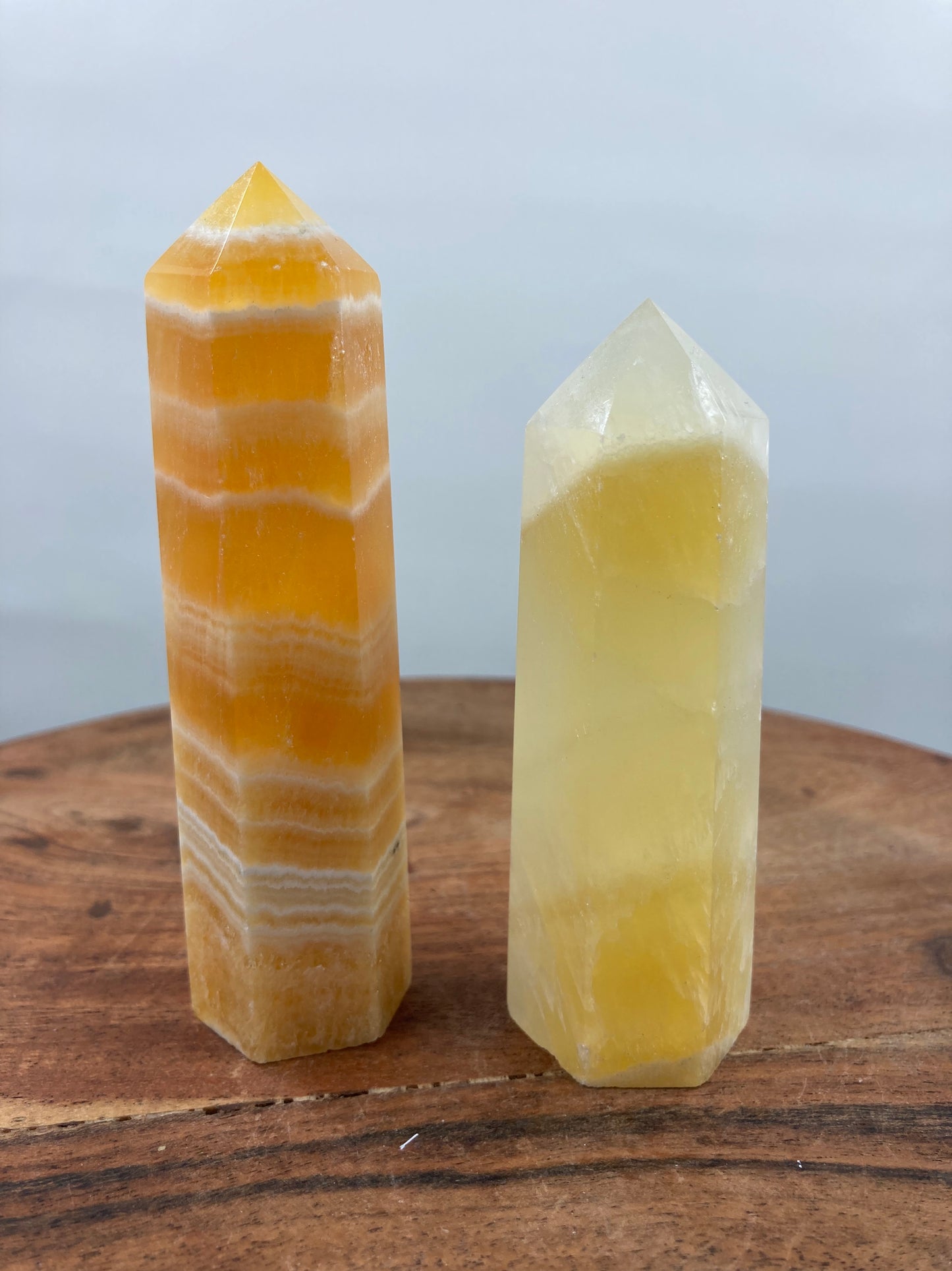 Orange Calcite Tower