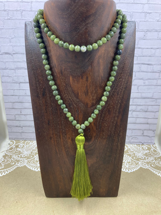 Jade Mala Necklace