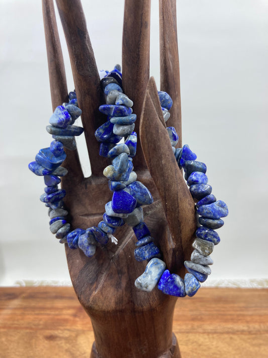 Lapis lazuli Chip Bracelet