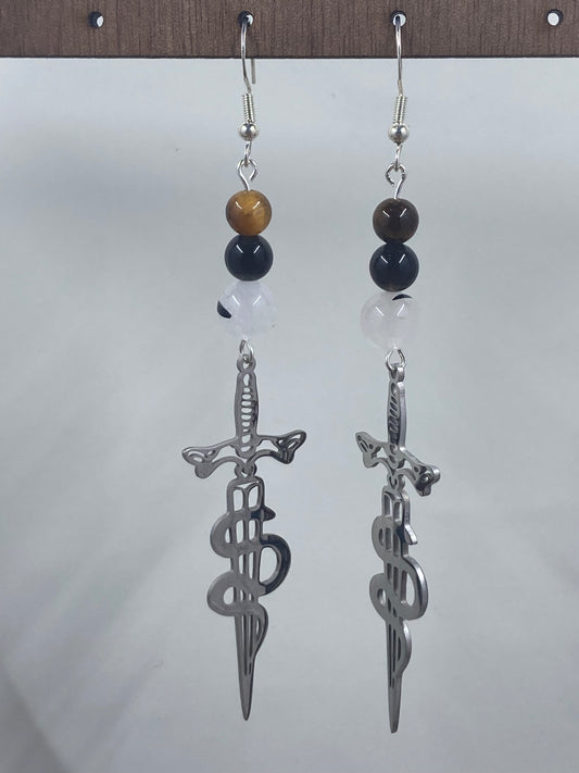 Sword Earrings