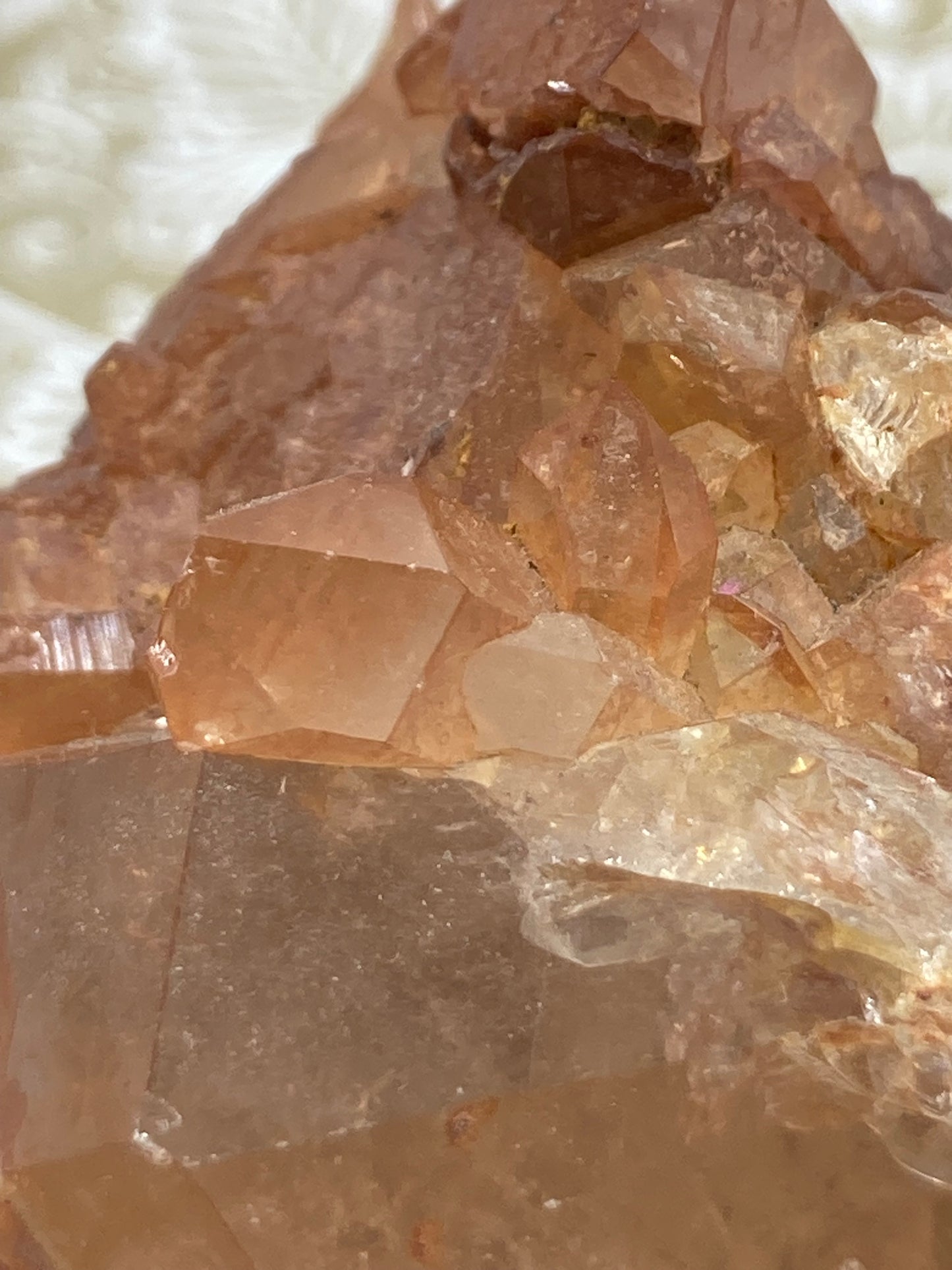 Tangerine Quartz Cluster