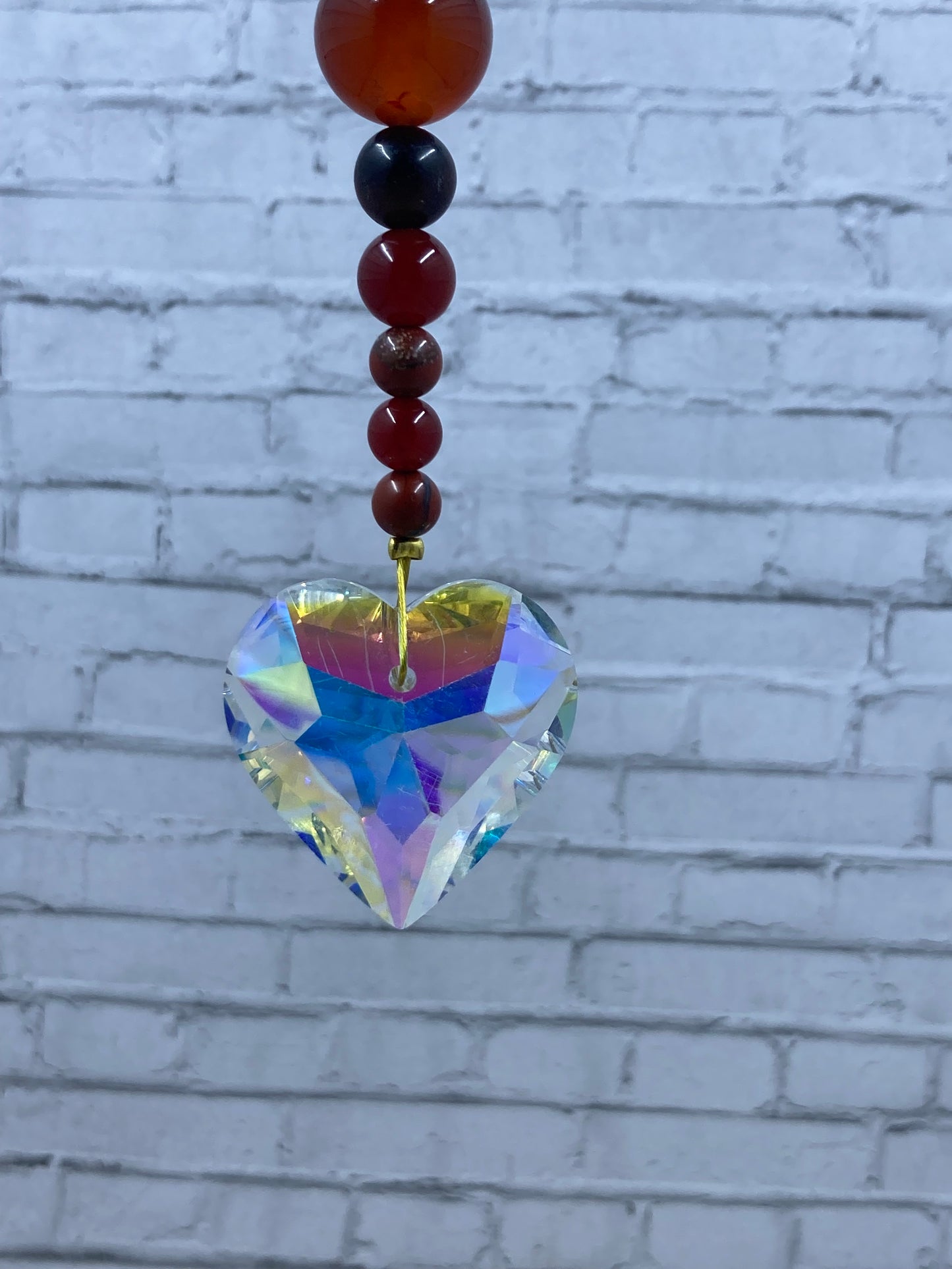 Heart Suncatcher Prism Hanger
