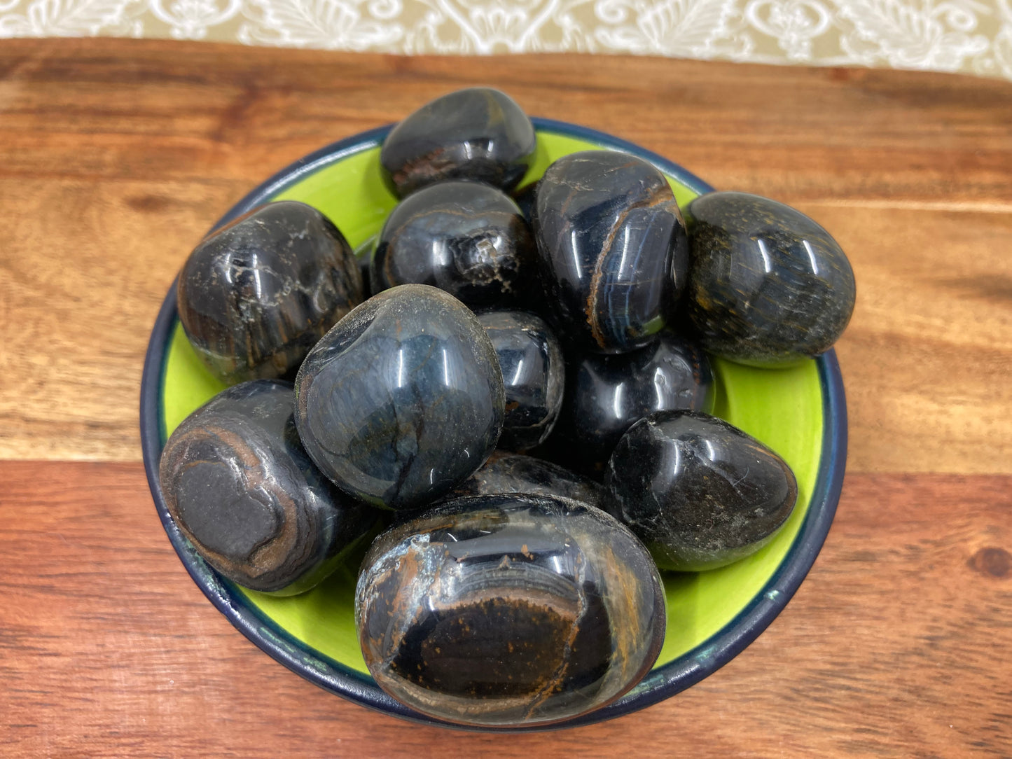 Blue Tigers Eye Tumbles