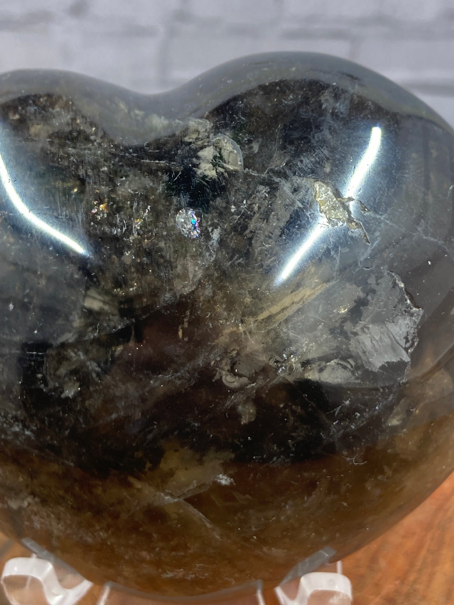 Smokey Quartz Heart