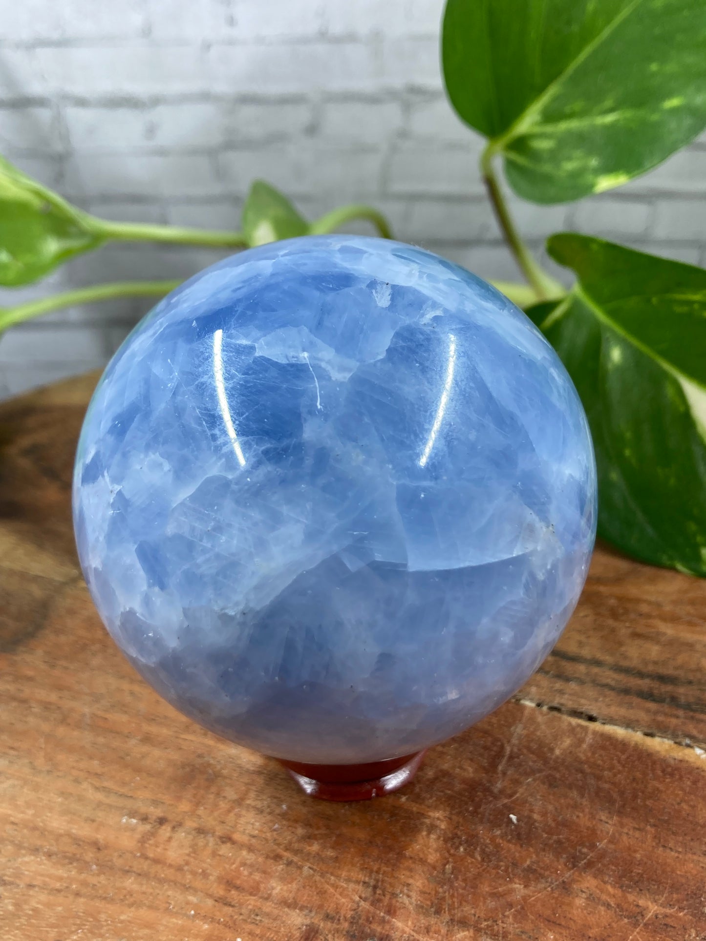 Blue Calcite Sphere