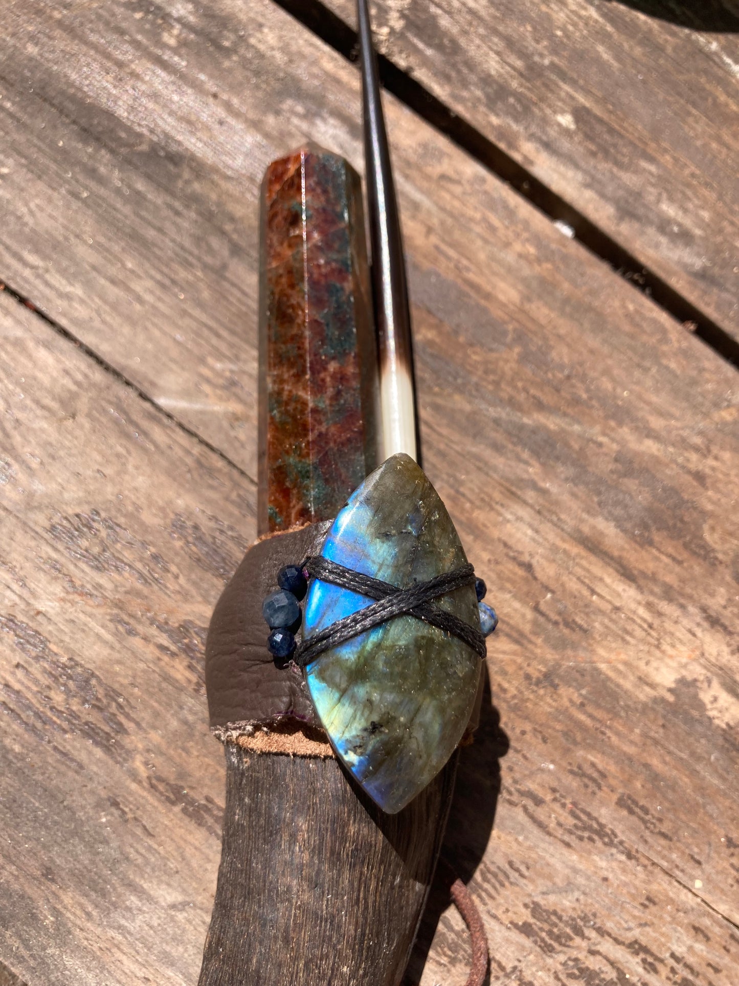 Goat Horn Healing Tool