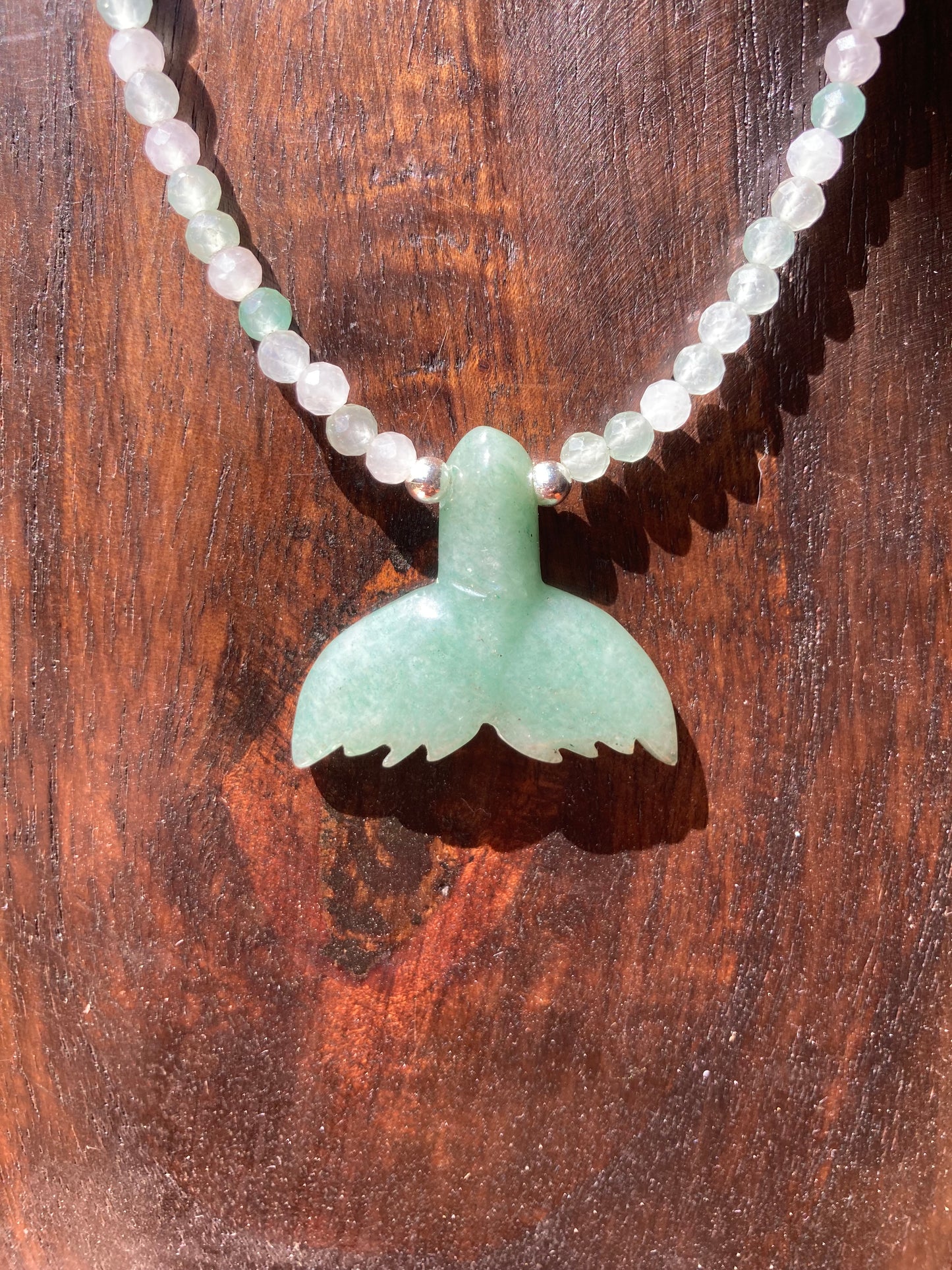 Green Aventurine Whaletail Necklace