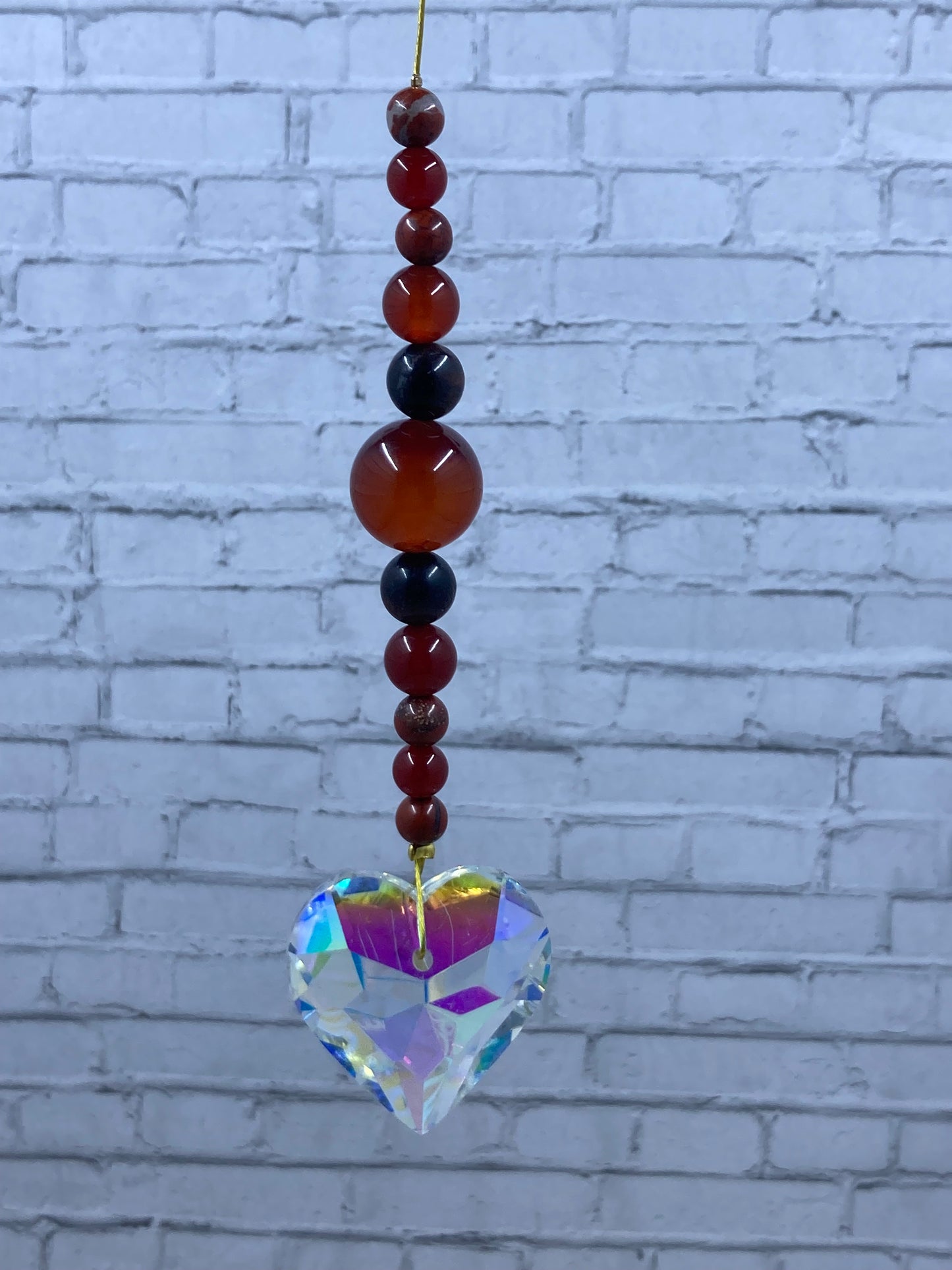 Heart Suncatcher Prism Hanger