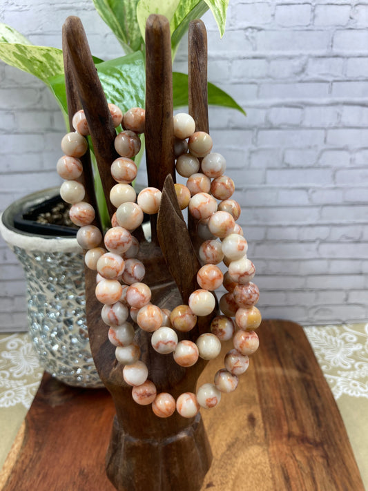 Red Network Jasper Bracelet