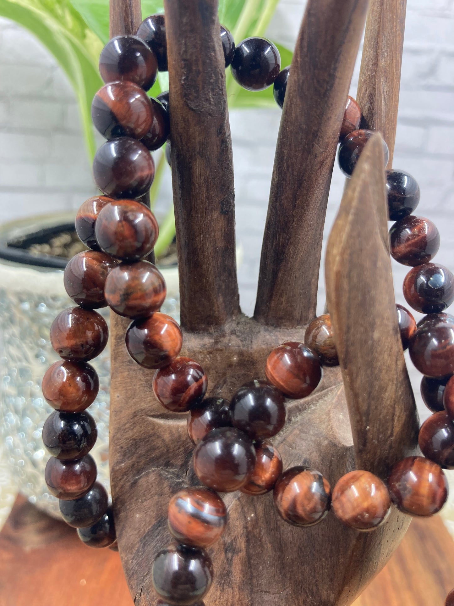 Red Tigers Eye Bracelet