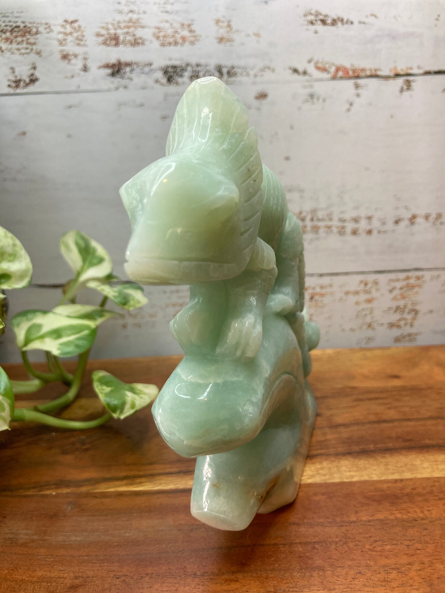 Amazonite Carved Chameleon