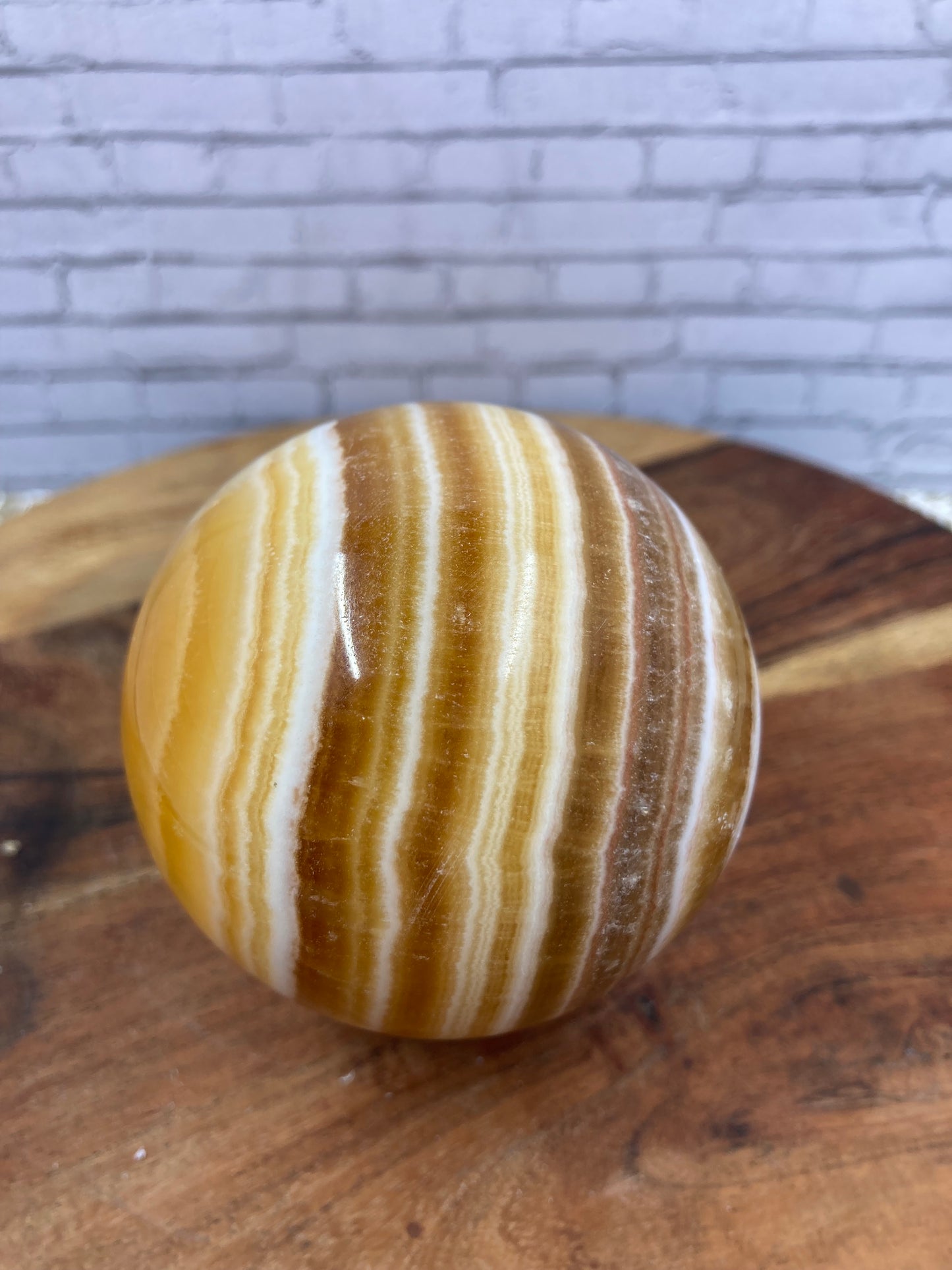 Orange Calcite Sphere