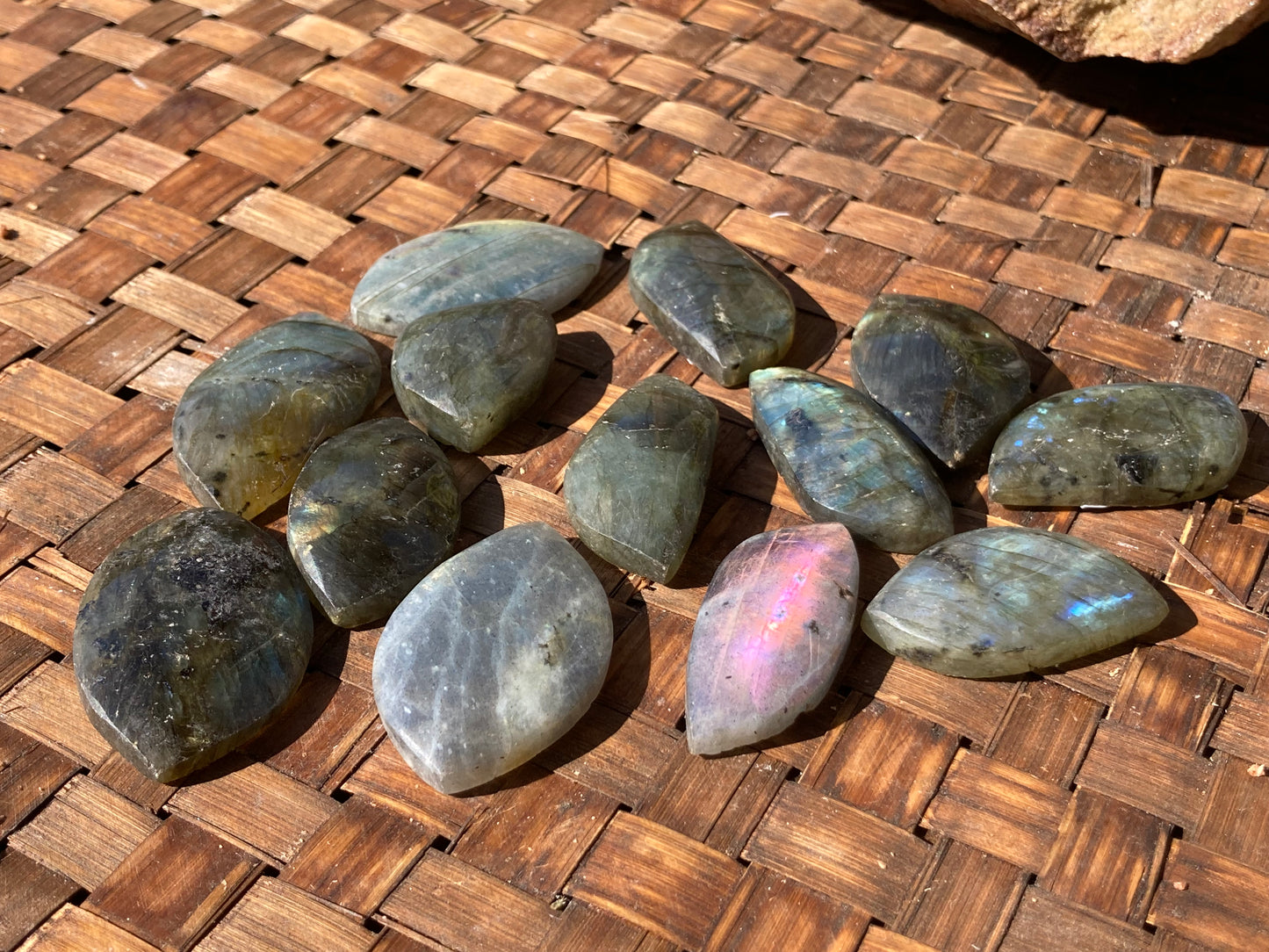 Labradorite cabochons