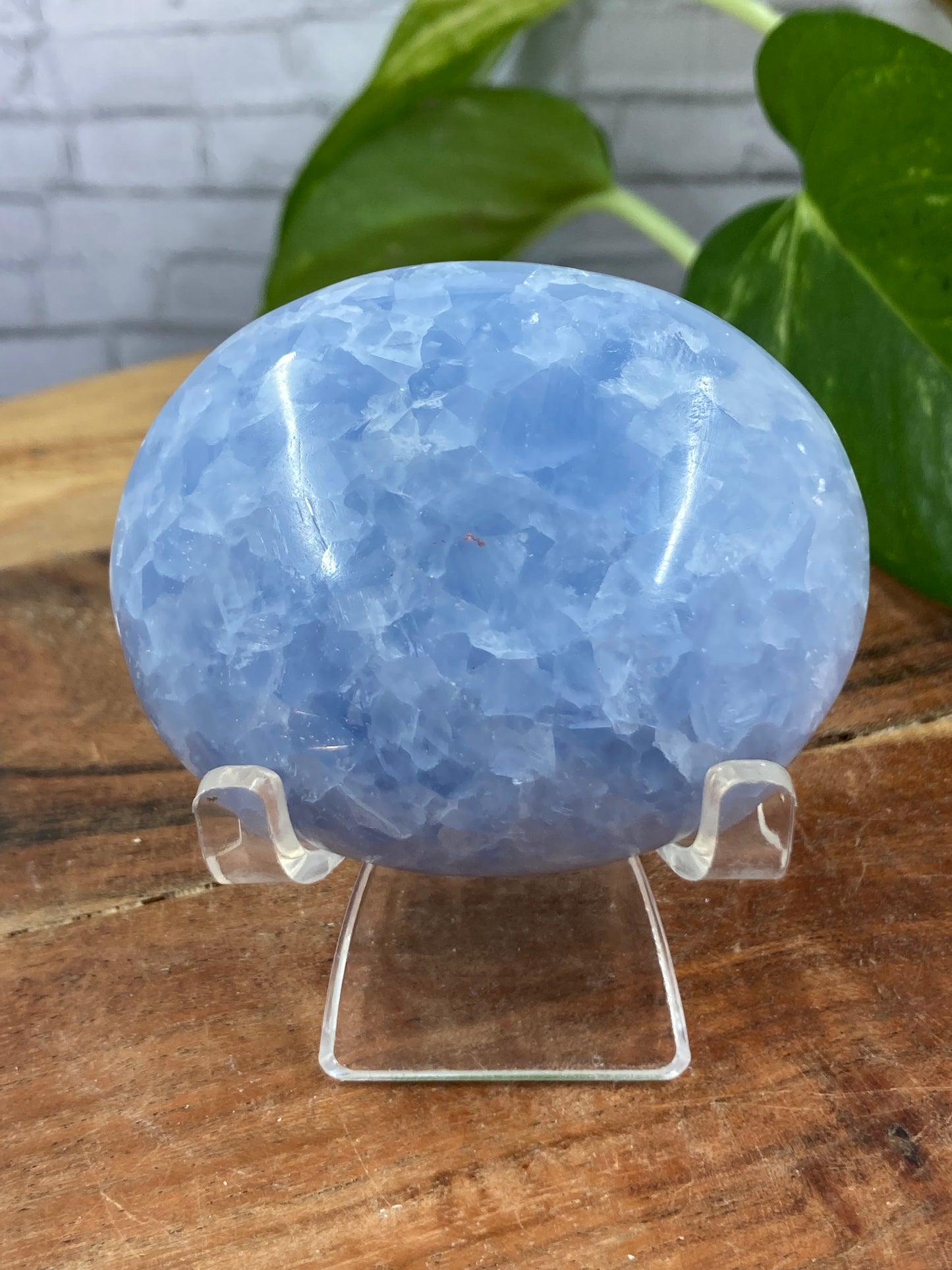 Blue Calcite Palmstone