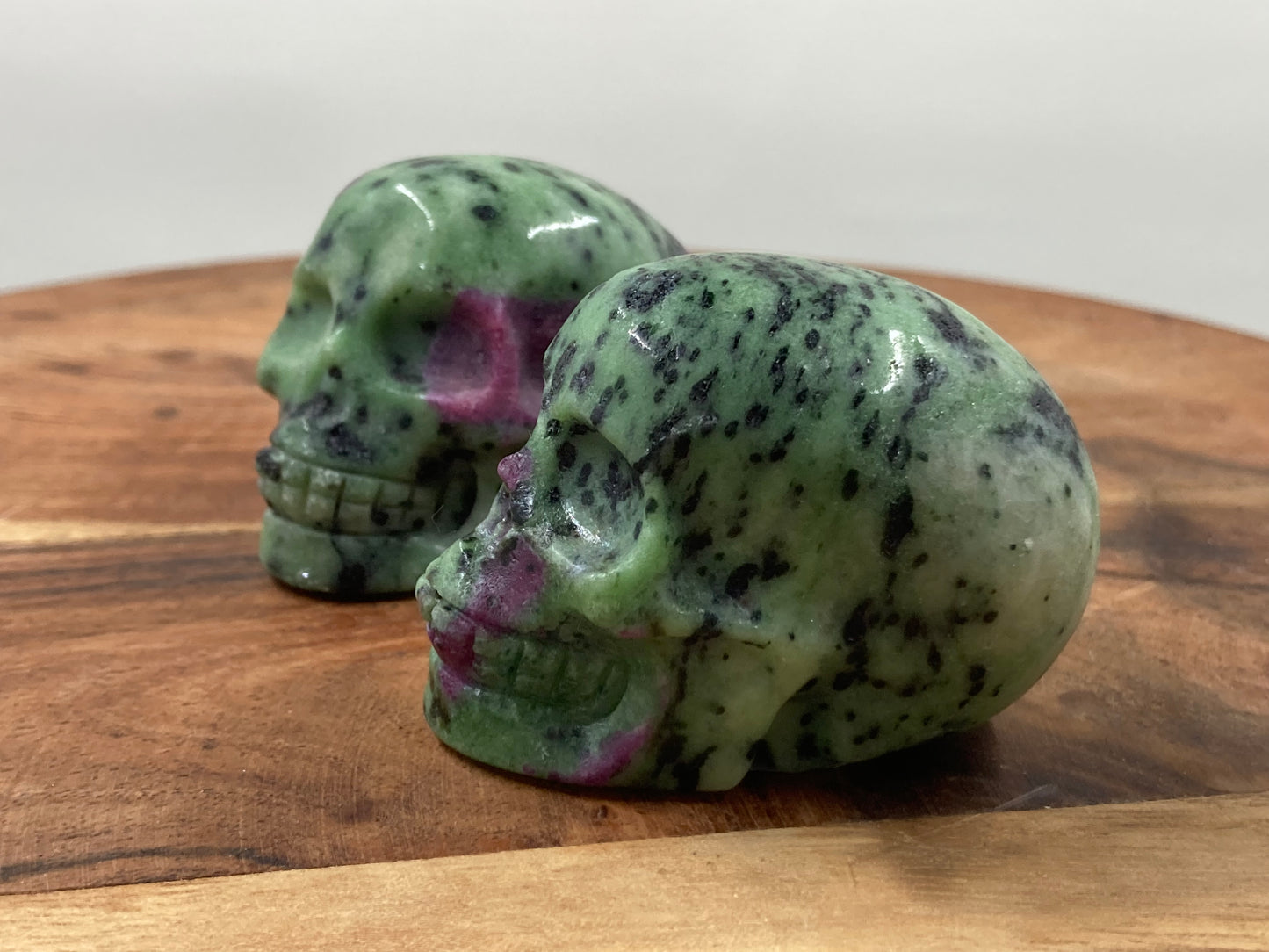 Ruby in Zoisite Skulls