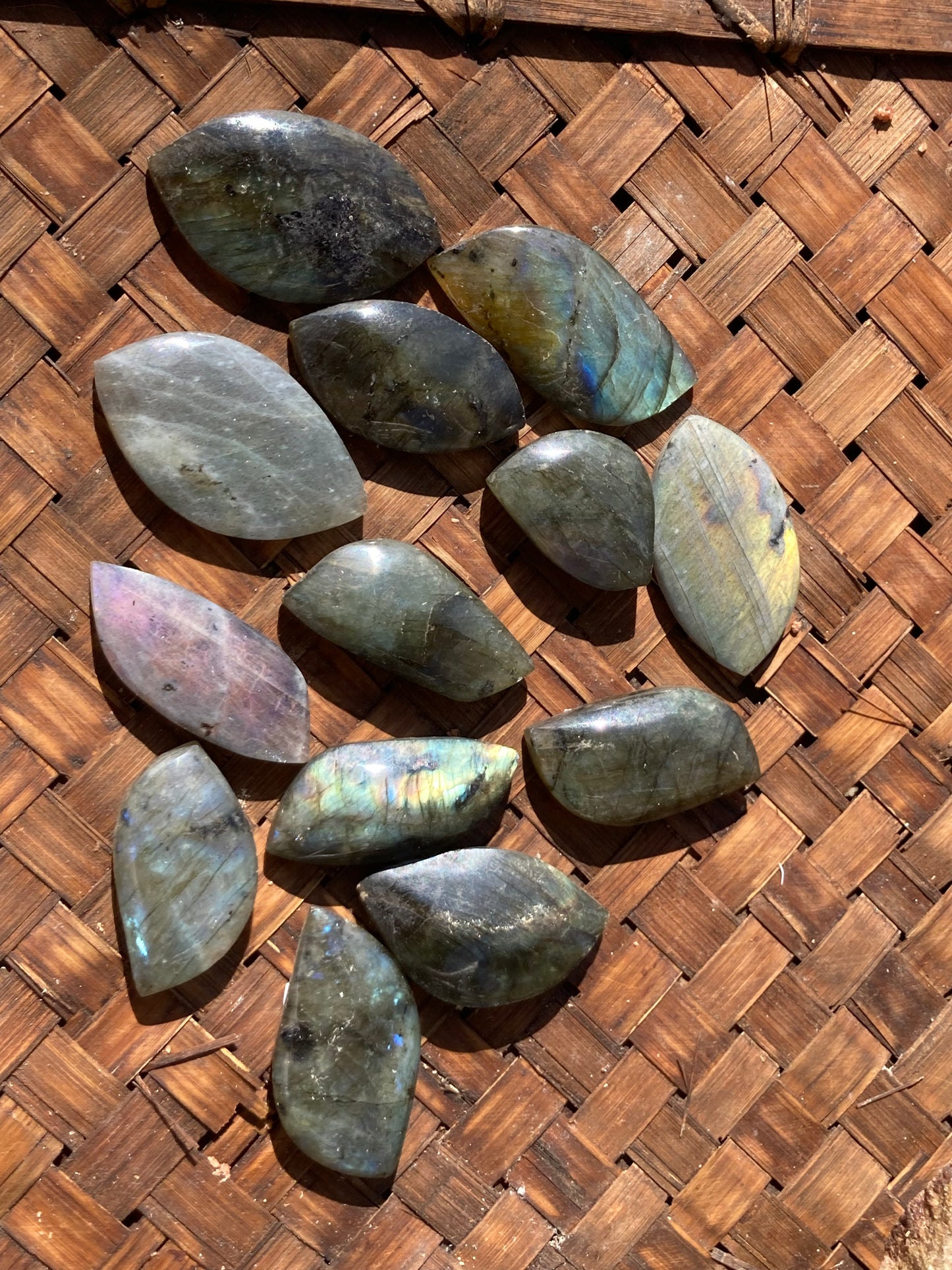 Labradorite cabochons