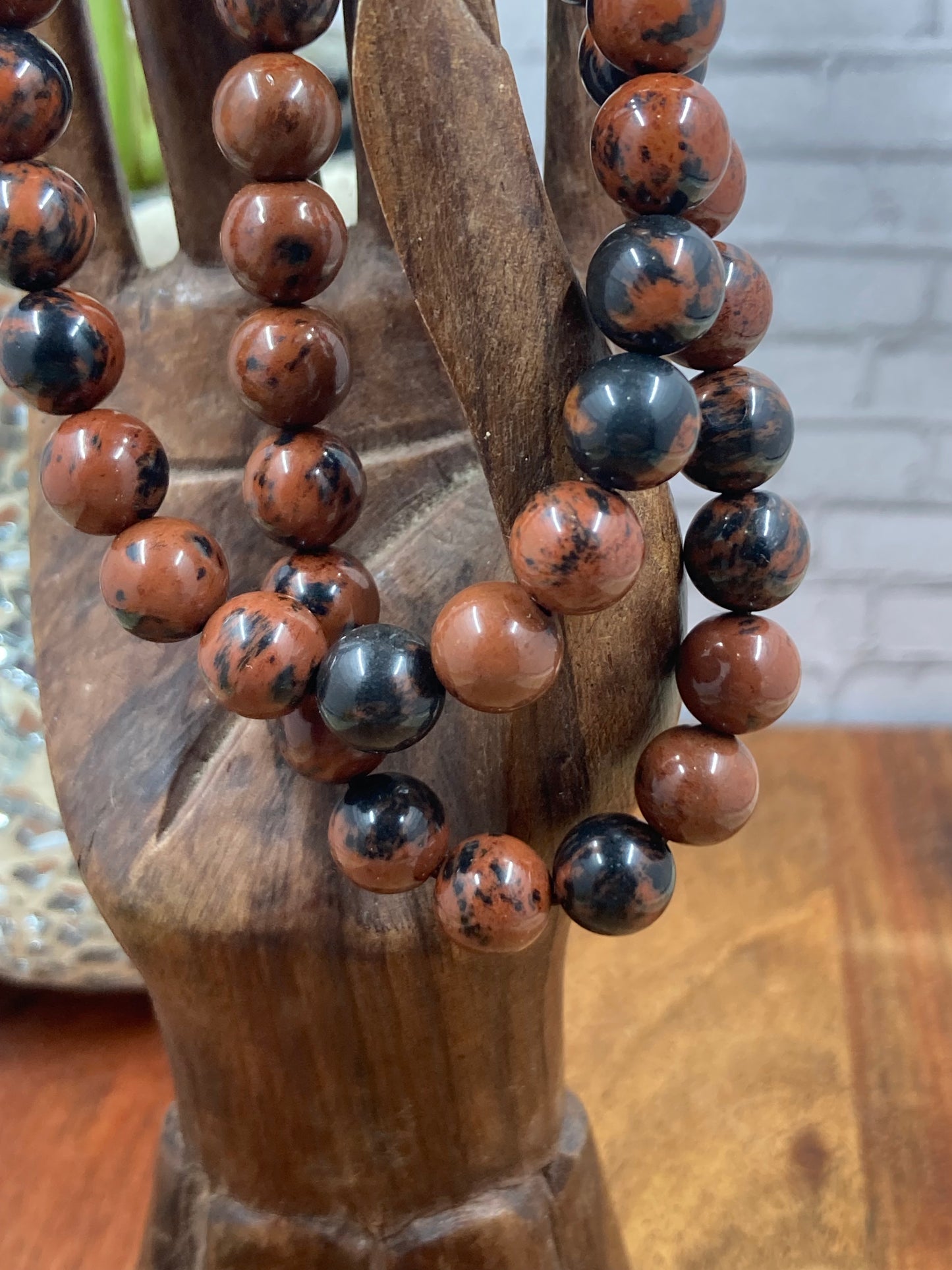 Mahogany Obsidian Bracelet