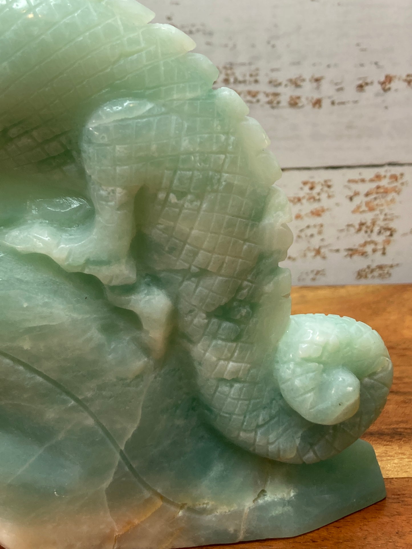 Amazonite Carved Chameleon