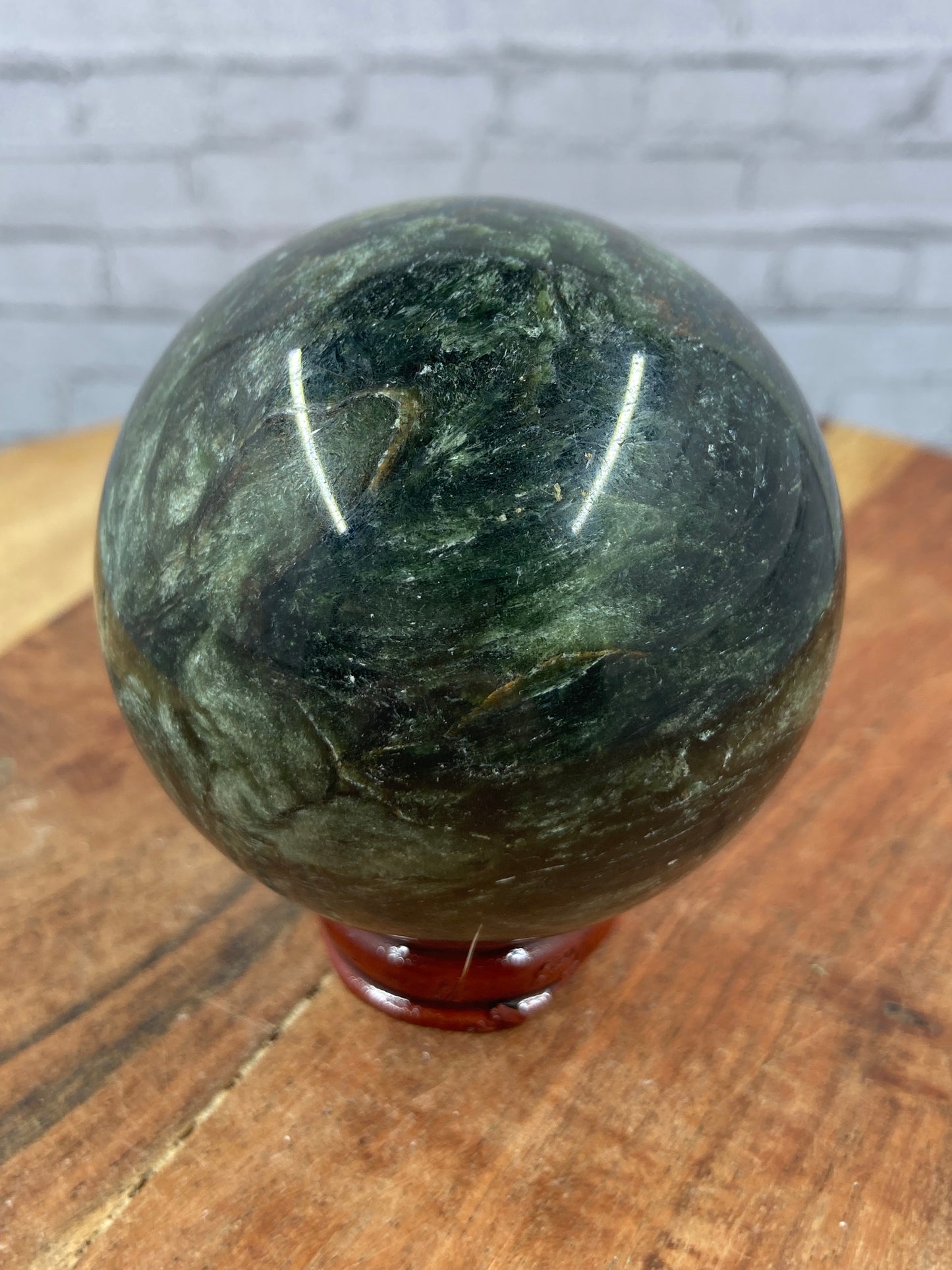 Green Tourmaline Sphere