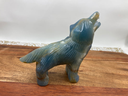 Blue Onyx Wolf