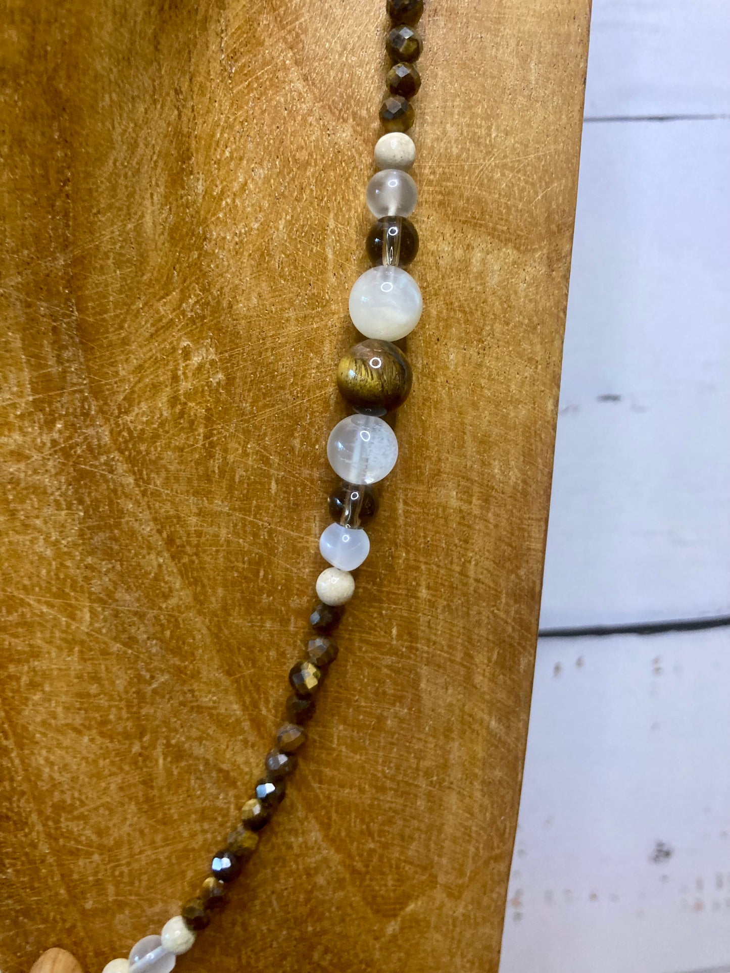 Mookaite Whales Tail Necklace