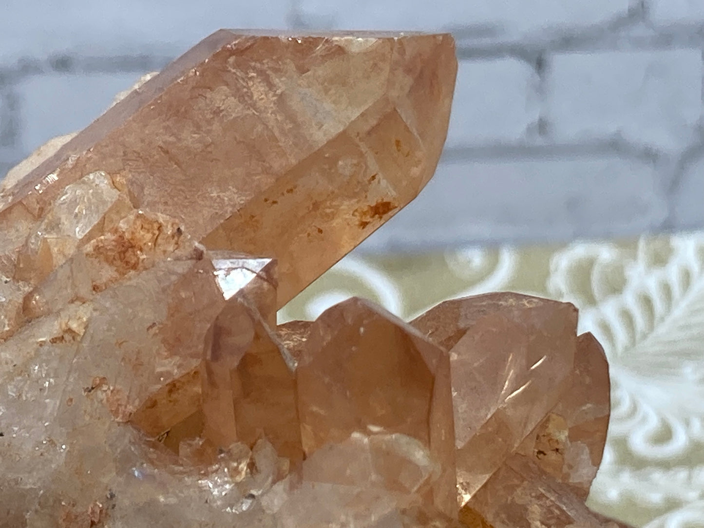 Tangerine Quartz Cluster