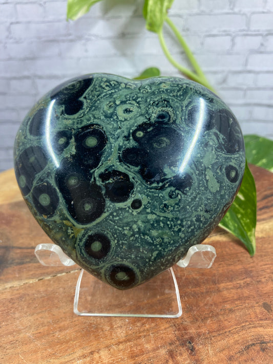 Kambaba Jasper Heart