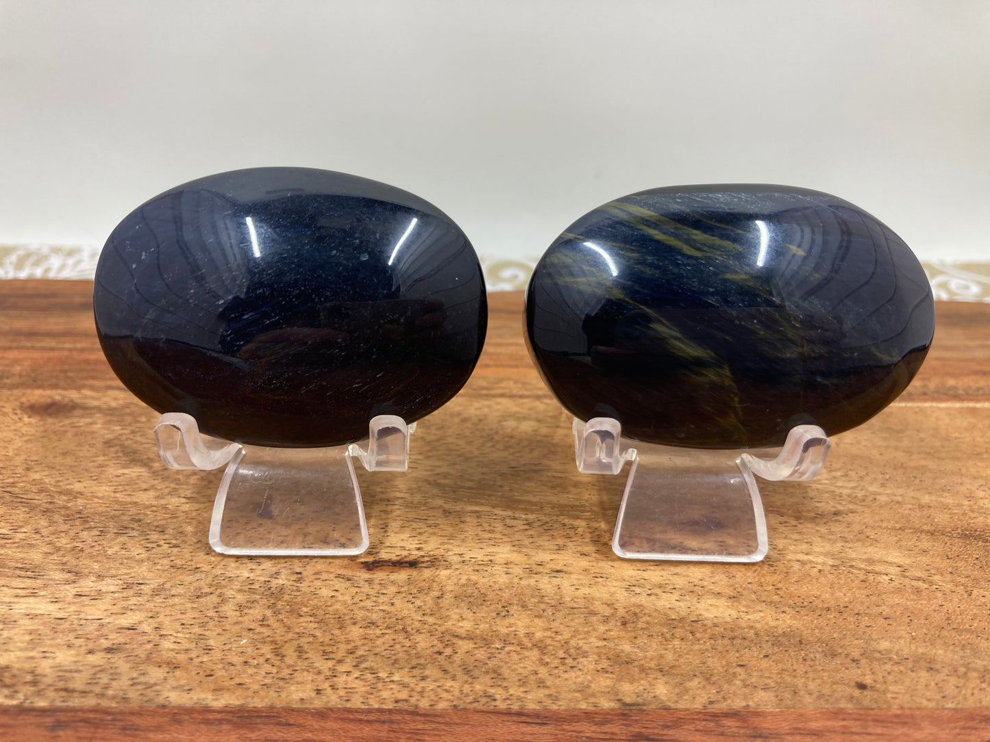 Blue Tigers Eye Palmstones