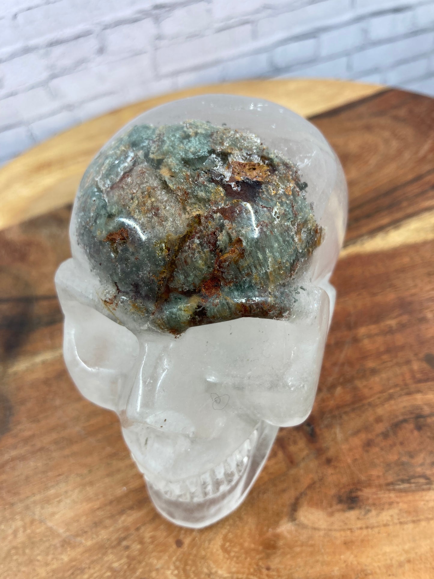 Garden Quartz Skull