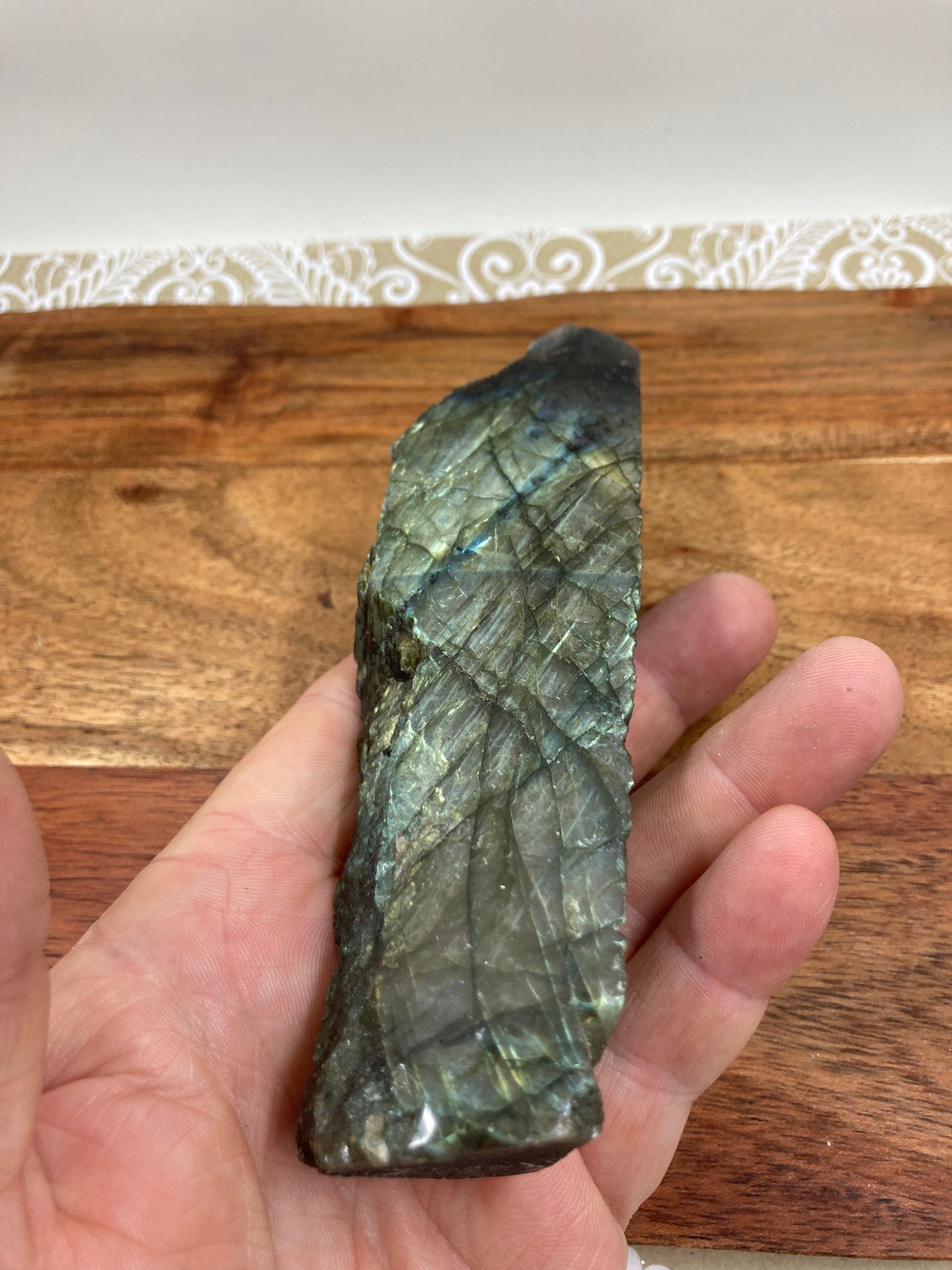 Labradorite Raw With Polished Side