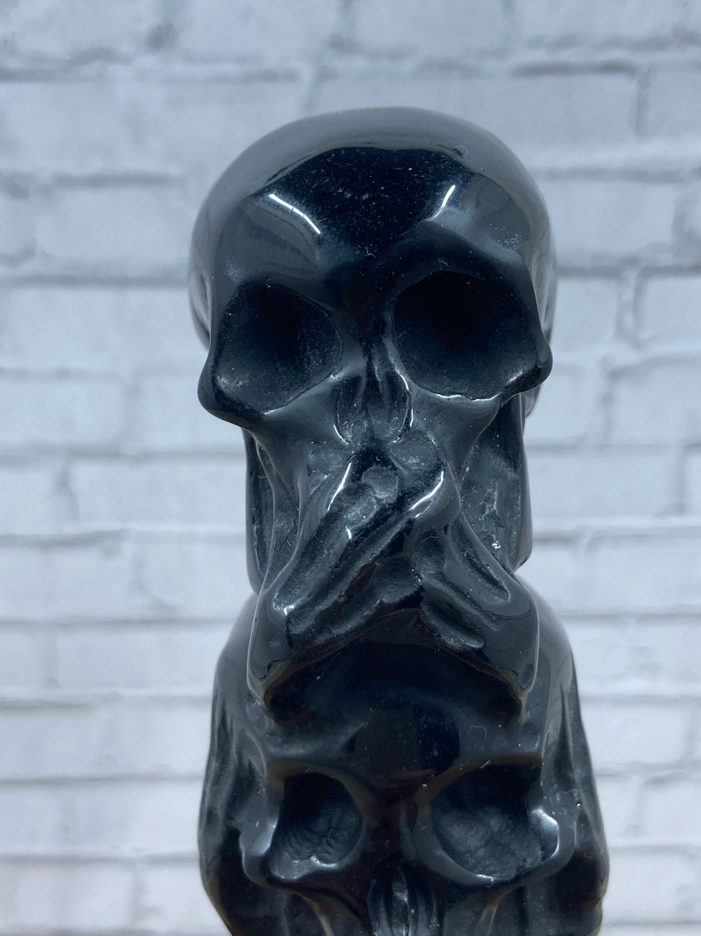 Black Obsidian Skulls