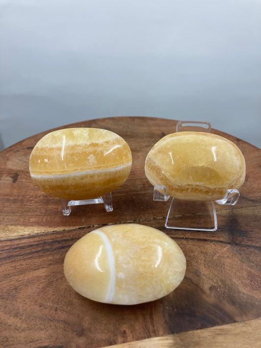 Orange Calcite Palmstones